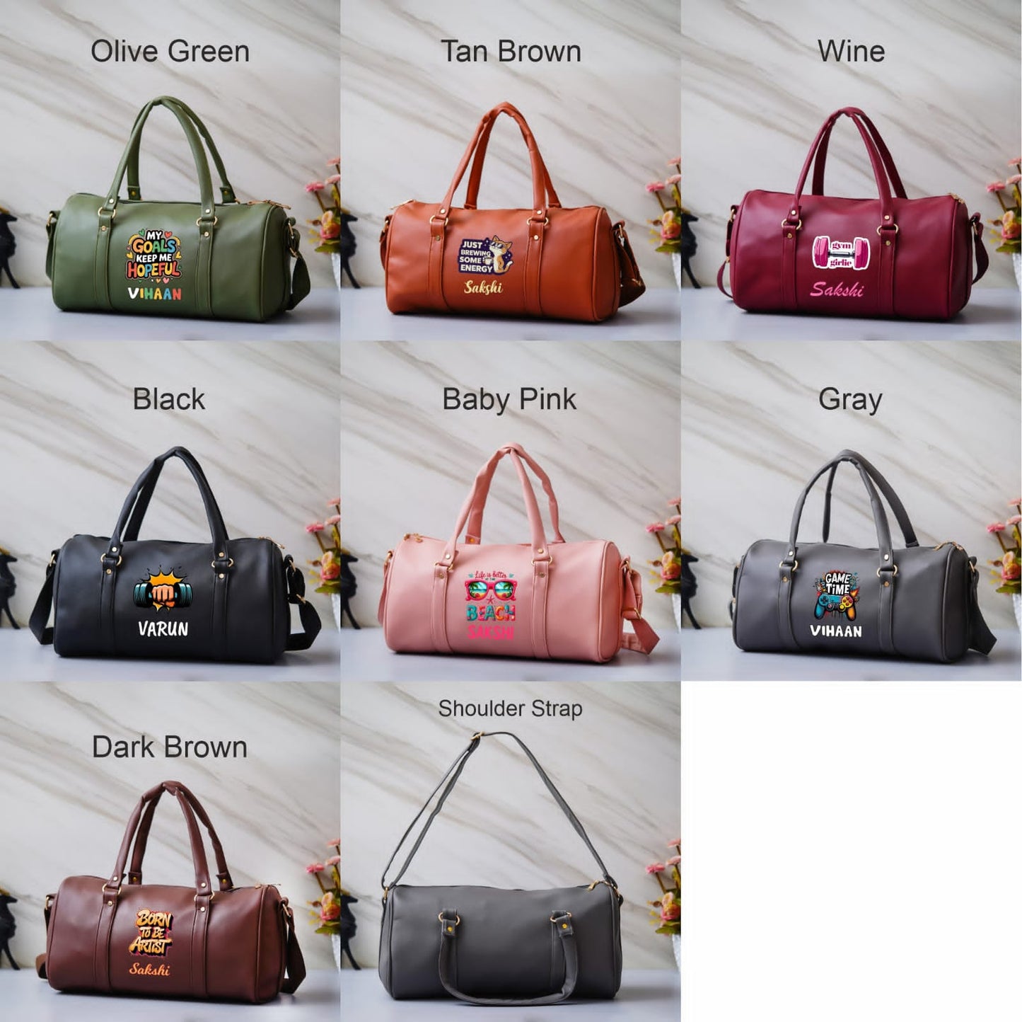 Duffle bag for teenagers and adults